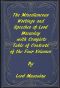 [Gutenberg 25903] • The Miscellaneous Writings and Speeches of Lord Macaulay / Complete Table of Contents of the Four Volumes